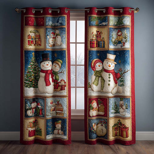 Winter Duo Quilted Curtains NCU0NXD899