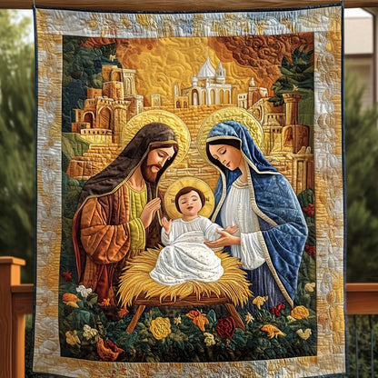 Winter Eve Serenade Quilted Blanket NCU0NT1423