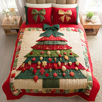 Winter Forest Magic 3-Piece Quilted Bedding Set NCU0NTD616