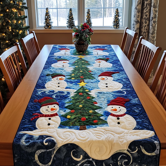 Winter Friends Quilted Table Runner NCU0DDK1312