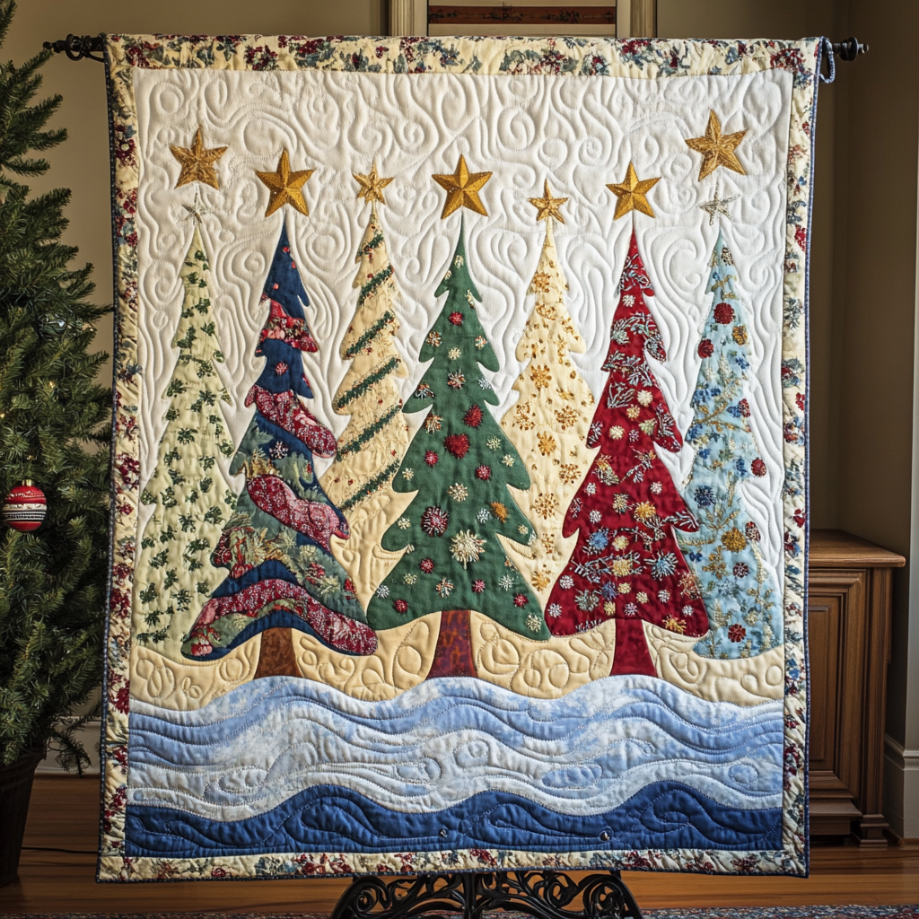 Winter Gleam Quilted Blanket NCU0DDK1381