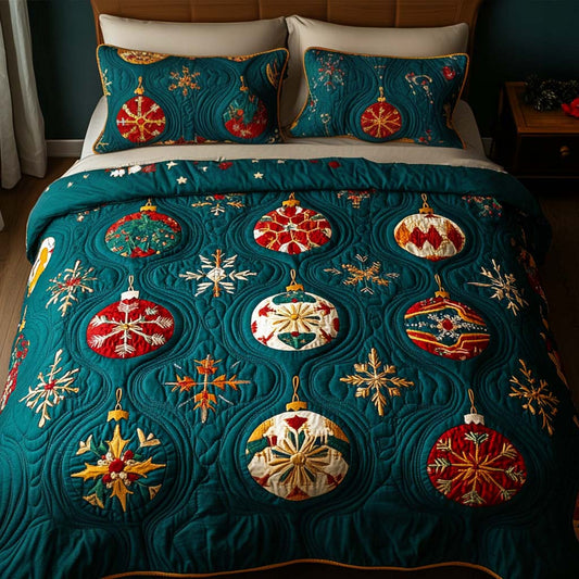 Winter Glow 3-Piece Quilted Bedding Set NCU0NT2022
