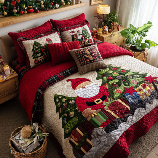 Winter Glow 3-Piece Quilted Bedding Set NCU0PTT1315