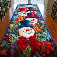 Winter Glow Quilted Table Runner NCU0DDK1317