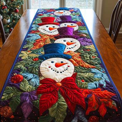 Winter Glow Quilted Table Runner NCU0DDK1317