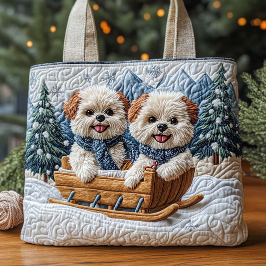 Winter Glow Quilted Tote Bag NCU0NXD700