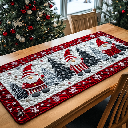 Winter Gnome Quilted Table Runner NCU0DDK1320