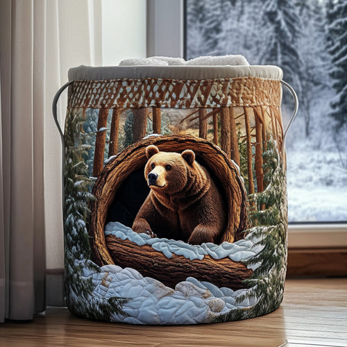 Winter Guardian Quilted Laundry Basket NCU0PVL719