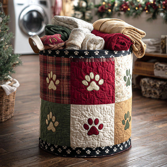 Winter Hearth Quilted Laundry Basket NCU0NTV607