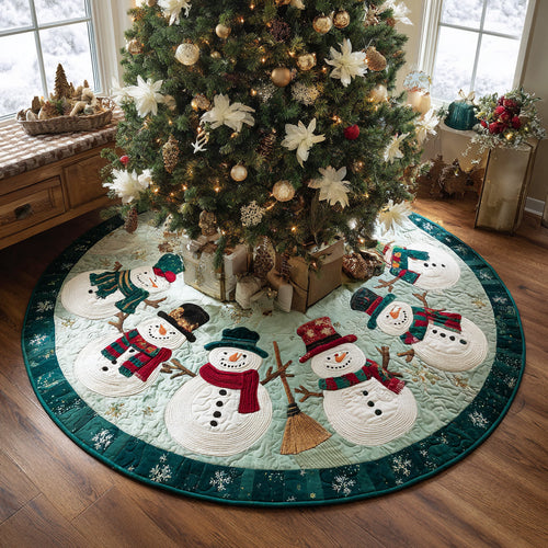 Winter Joy Christmas Quilted Tree Skirt NCU0DV1401