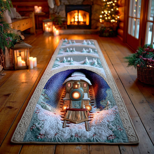 Winter Lantern Locomotive Runner Carpet NCU0TD1349