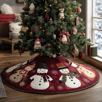Winter Magic Christmas Quilted Tree Skirt NCU0DV1405