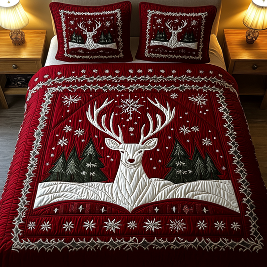 Winter Majesty 3-Piece Quilted Bedding Set NCU0VH512