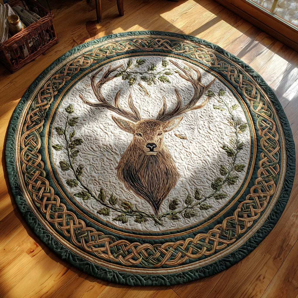 Winter Majesty Quilted Round Mat NCU0NTV561
