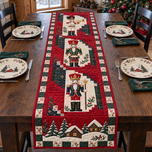 Winter Nutcracker Quilted Table Runner NCU0HNH1310