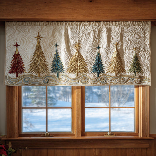 Winter Pines Quilted Valance NCU0PVL726