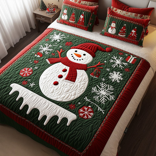 Winter Radiance 3-Piece Quilted Bedding Set NCU0PT2121