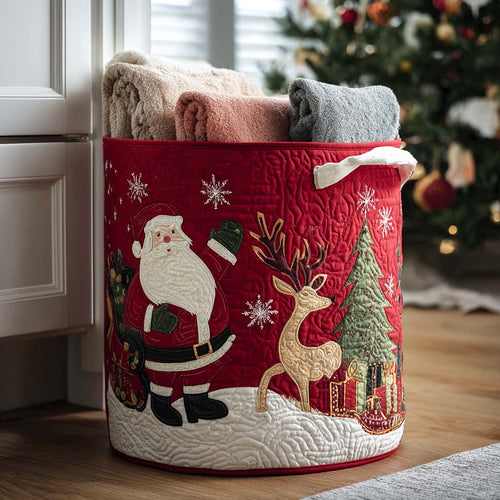 Winter Spark Quilted Laundry Basket NCU0PTT1586