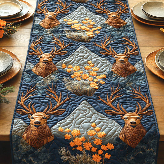 Winter Trail Guardian Quilted Table Runner NCU0NTD675