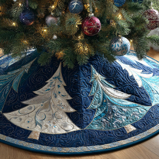 Winter Tree Christmas Quilted Tree Skirt NCU0NTD1211