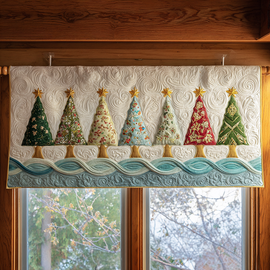 Winter Trees Quilted Valance NCU0DDK1034