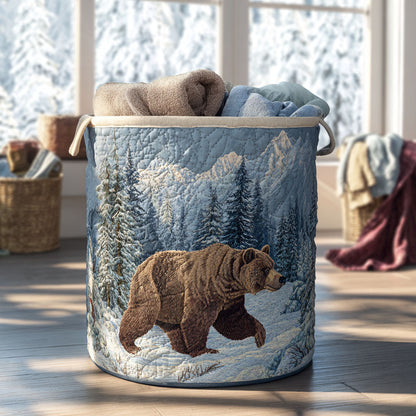 Winter Trek Quilted Laundry Basket NCU0NTV408