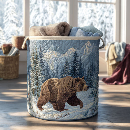 Winter Trek Quilted Laundry Basket NCU0NTV408
