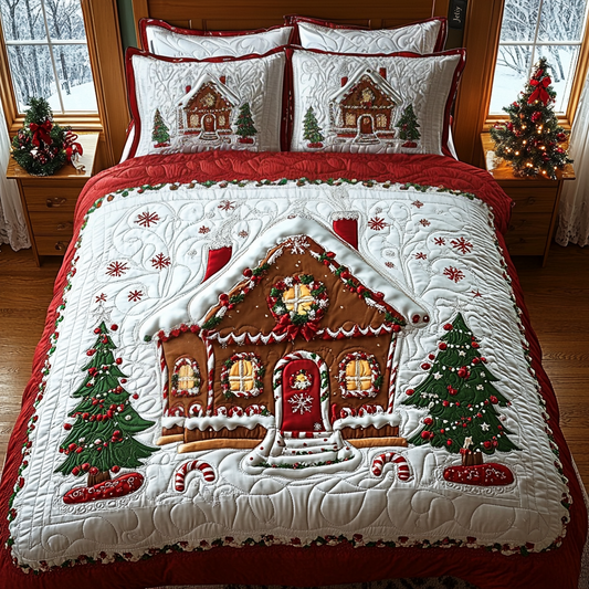 Winter Whimsy Quilted Bedding Set NCU0DV1742