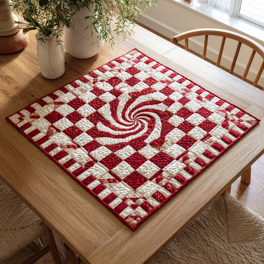 Winter Whimsy Quilted Table Topper NCU0NTD229