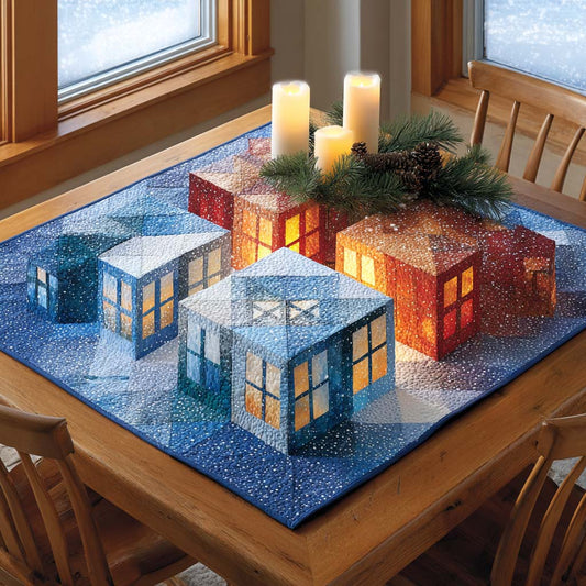 Winter Windows Quilted Table Topper NCU0NXD265