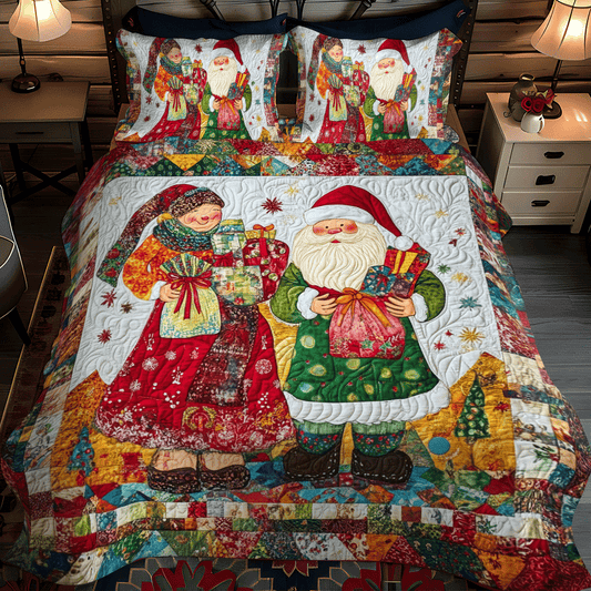 Winter Wonderland 3-Piece Quilted Bedding Set NCU0PD744