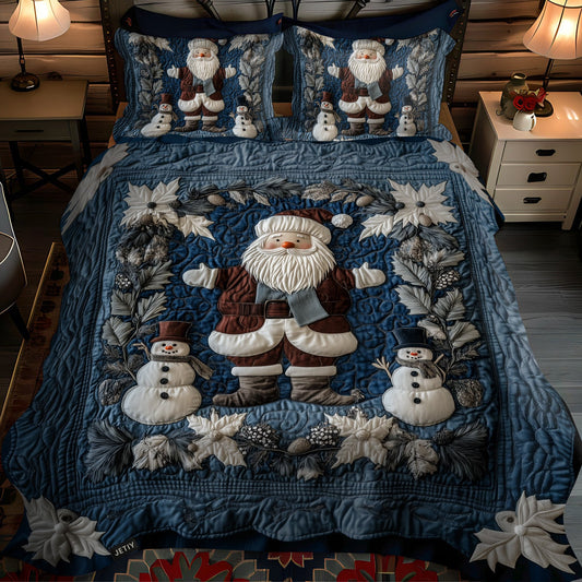 Winter Wonders 3-Piece Quilted Bedding Set NCU0PTT062