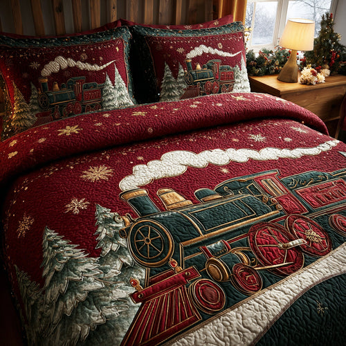 Winterline Express 3-Piece Quilted Bedding Set NCU0DV978