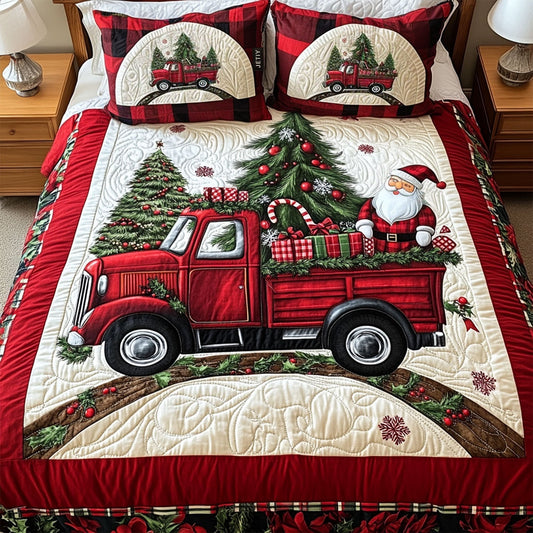 Winters Heart 3-Piece Quilted Bedding Set NCU0PT2162