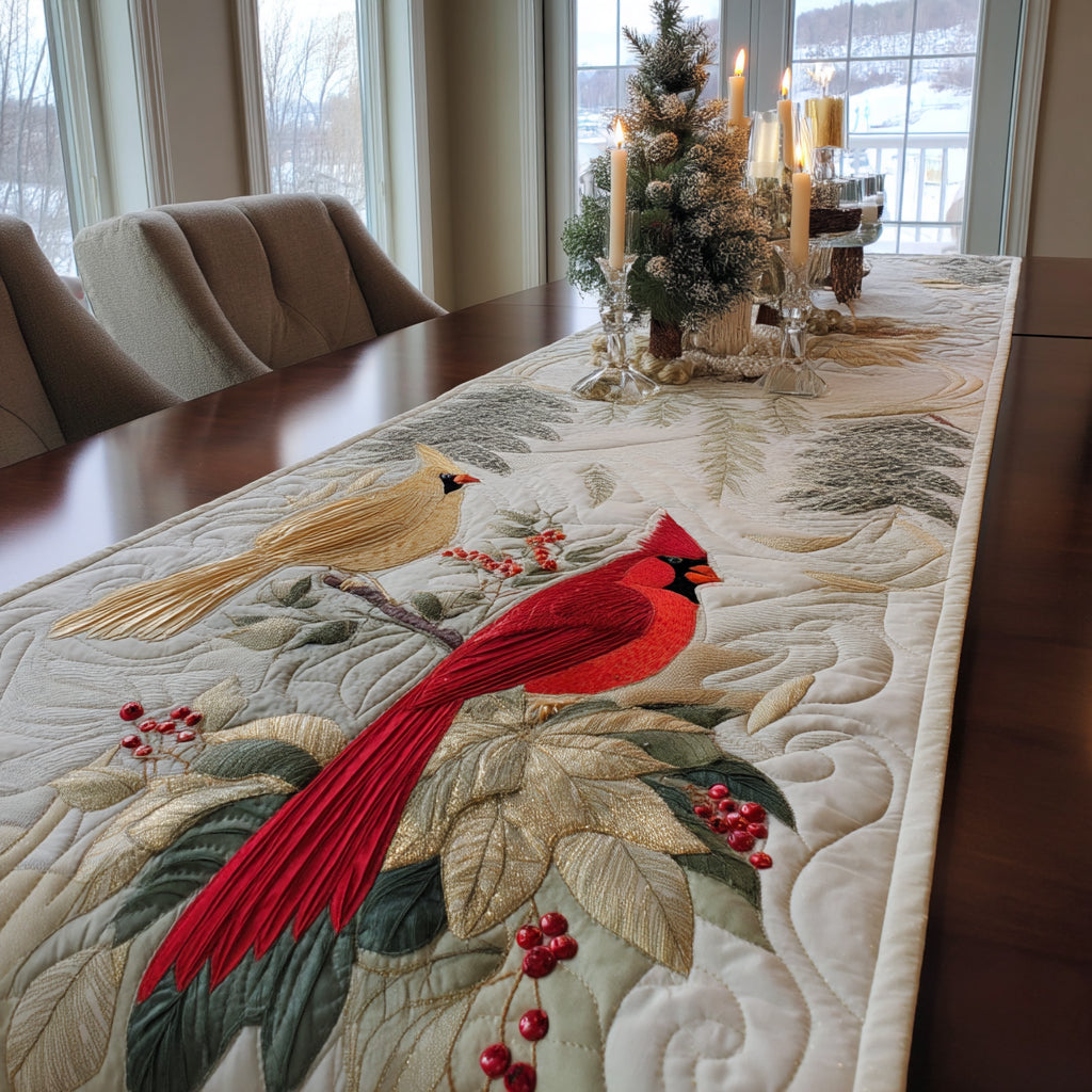 Winterwood Chorus Quilted Table Runner NCU0DV1183