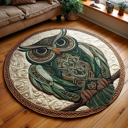 Wise Guardian Quilted Round Mat NCU0NXD492