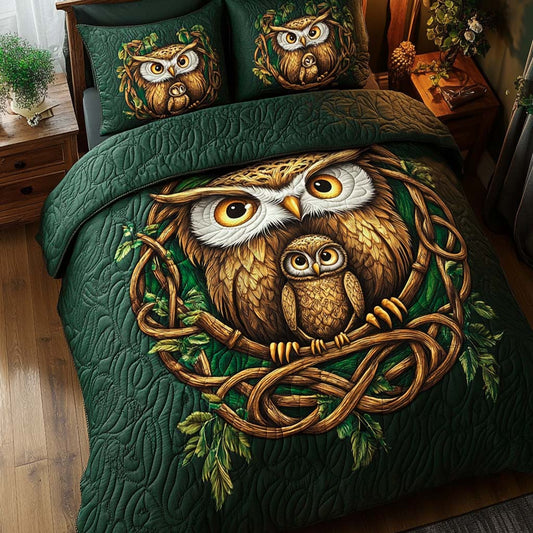 Wise Nest Harmony 3-Piece Quilted Bedding Set NCU0NXD673