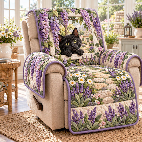 Wisteria Peek Quilted Sofa Cover NCU0NTD2409