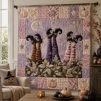 Witch Boots Garden Quilted Blanket NCU0DV2275