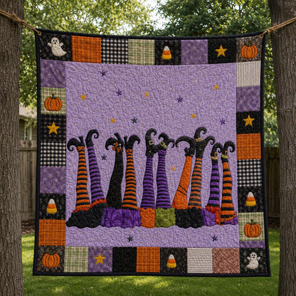 Witch Landing Quilted Blanket NCU0DV2274