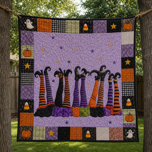 Witch Landing Quilted Blanket NCU0DV2274