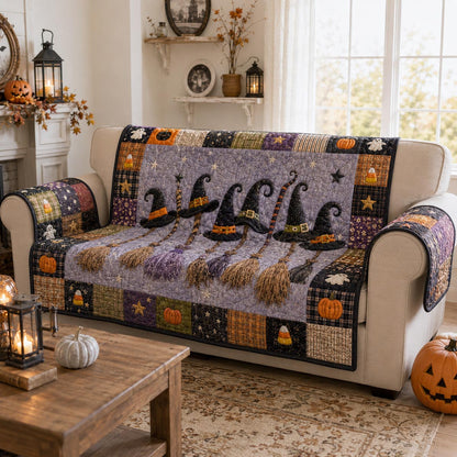 Witch Landing Quilted Sofa Cover NCU0DV2371