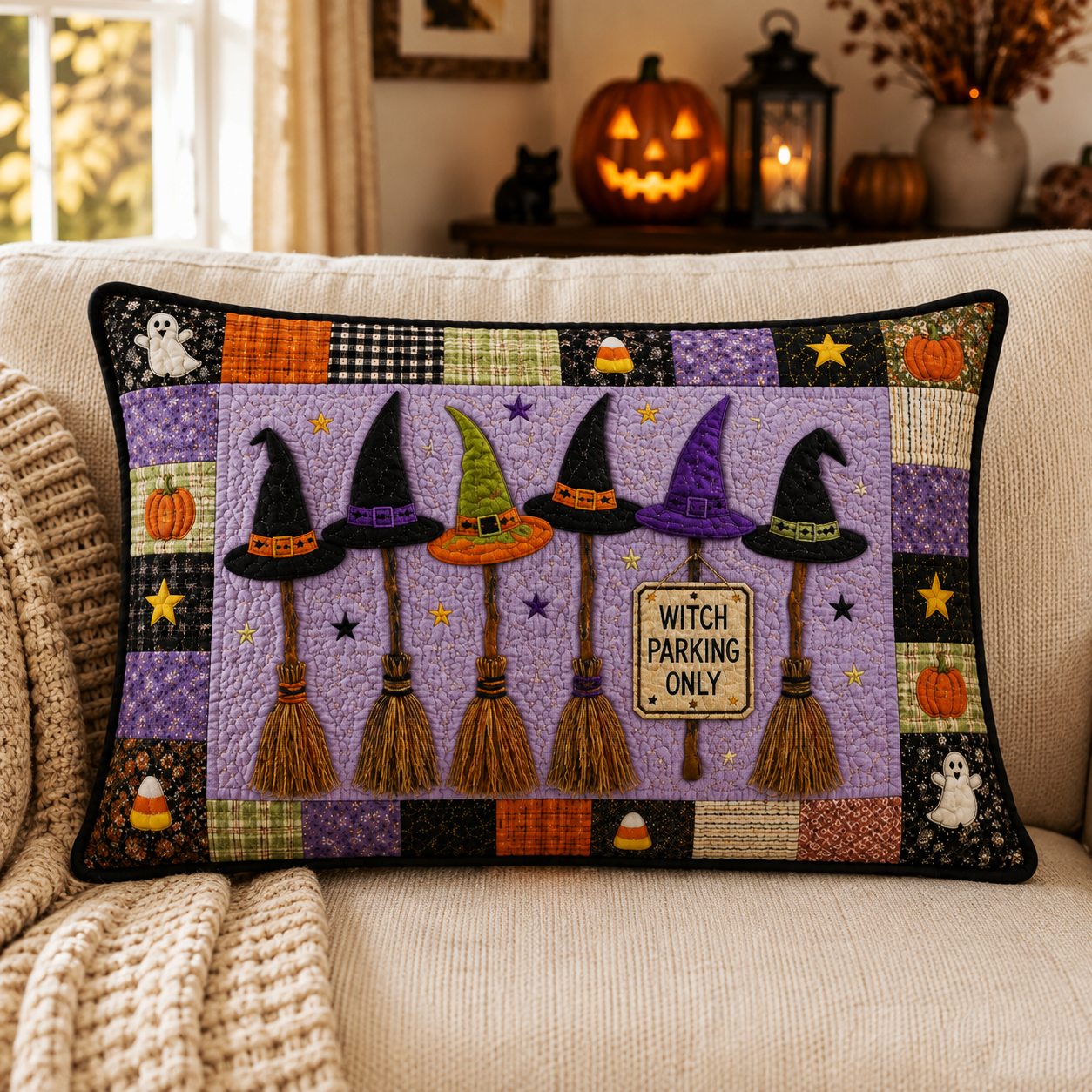 Witching Hour Quilted Bedding Pillow Case NCU0DV2218