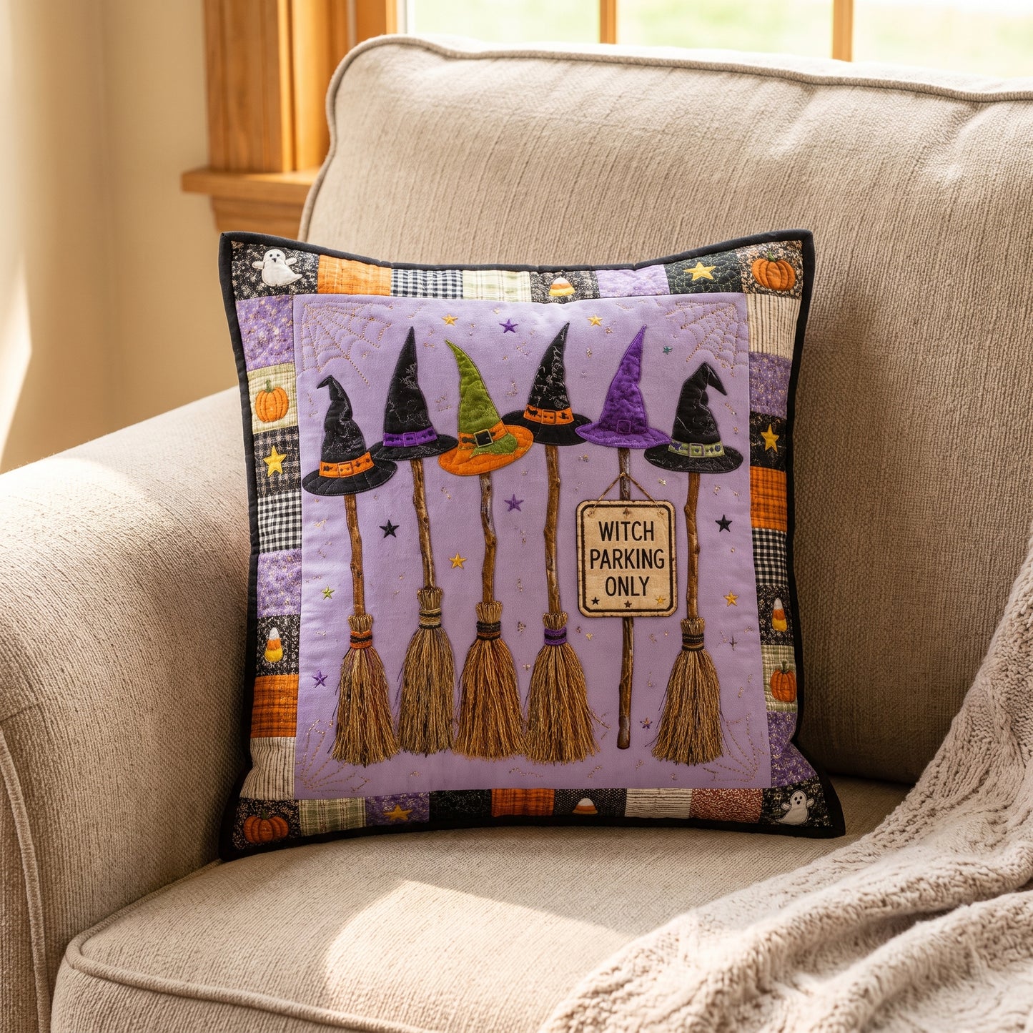 Witching Hour Quilted Pillow Case NCU0DV2218