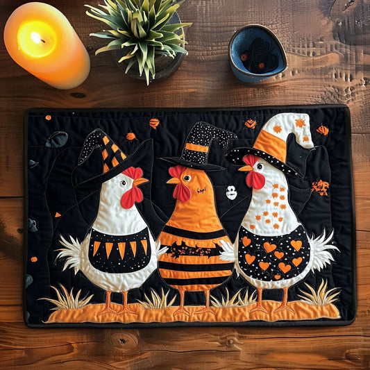 Witchy Chickens Quilted Placemat NCU0TL1271