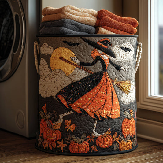 Witchy Whimsy Quilted Laundry Basket NCU0TH3067