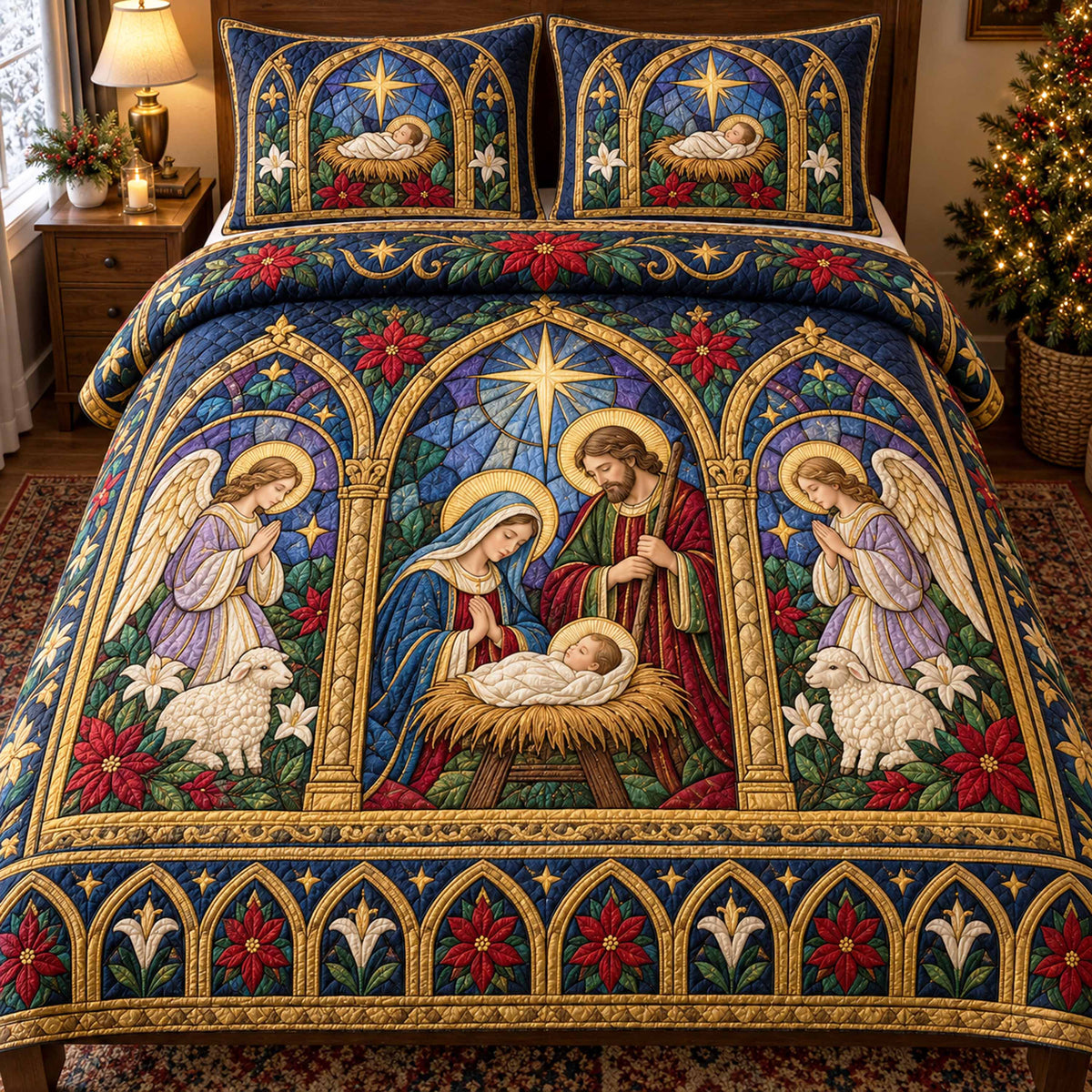 Wonder Night 3-Piece Quilted Bedding Set NCU0NTD2323