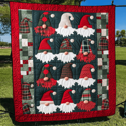 Woodland Gnome Quilted Blanket NCU0TH1045