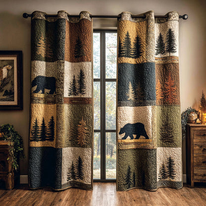 Woodland Bear Curtains NCU0NTV843
