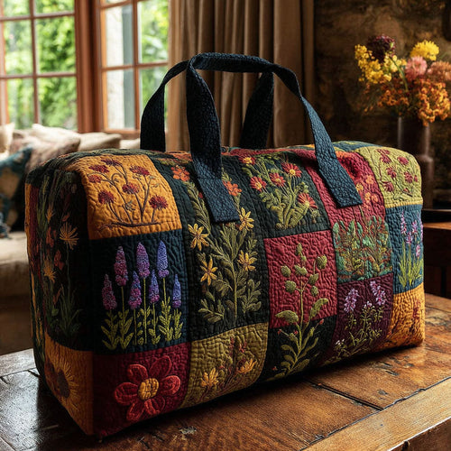 Woodland Blossom Lane Quilted Duffle Bag NCU0PTT2898